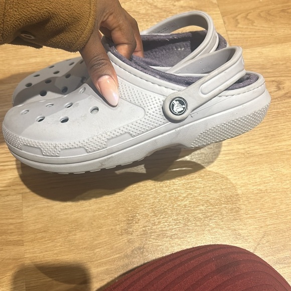 Crocs Clog, Purple US 9Juniors Fleece Lined - Picture 6 of 7
